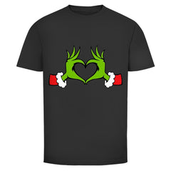 Herren T-Shirt "Grinch Herz" - Grafikmagie