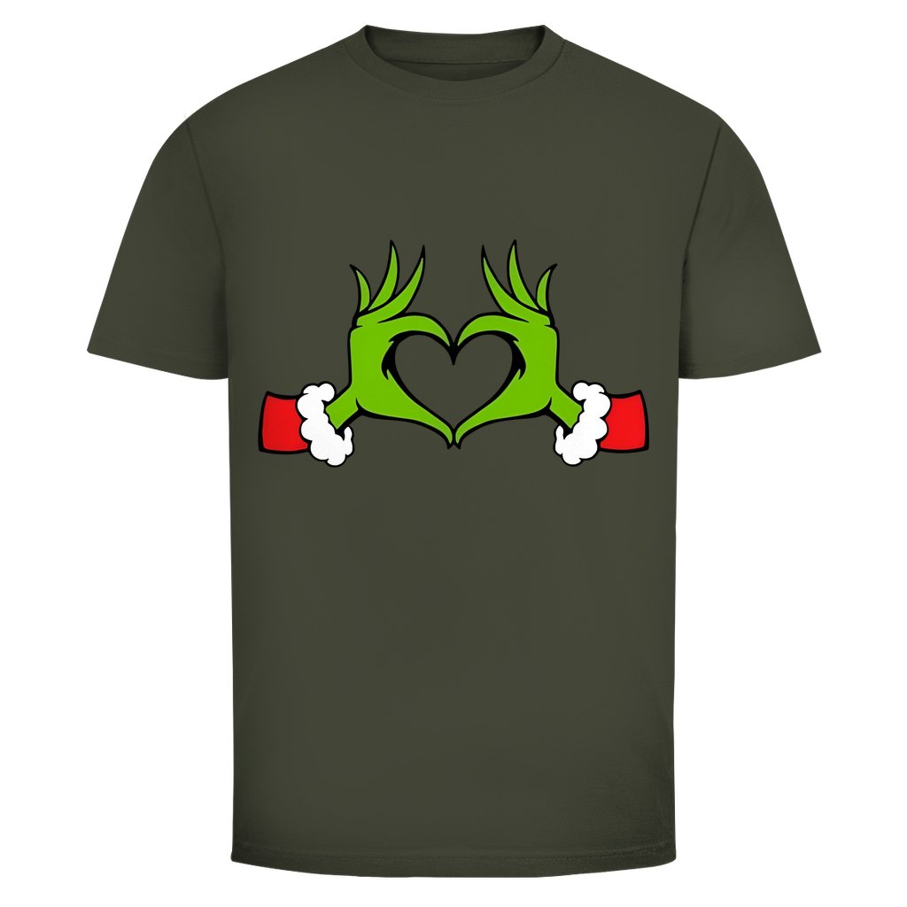 Herren T-Shirt "Grinch Herz" - Grafikmagie