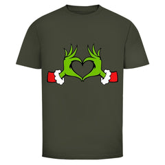 Herren T-Shirt "Grinch Herz" - Grafikmagie