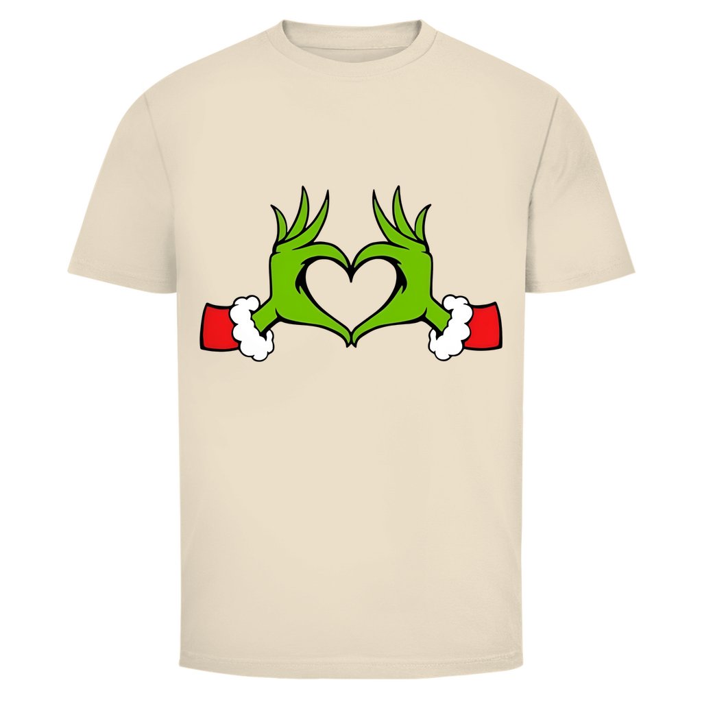 Herren T-Shirt "Grinch Herz" - Grafikmagie