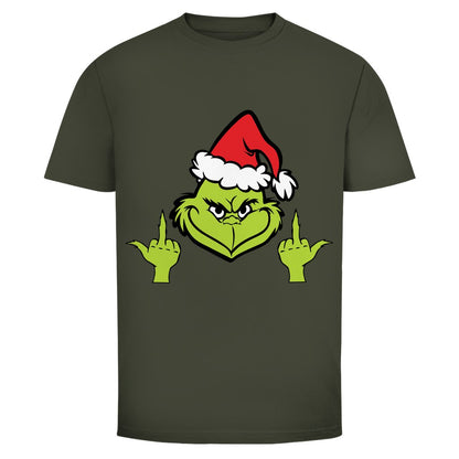 Herren T-Shirt "Grinch Mittelfinger" - Grafikmagie