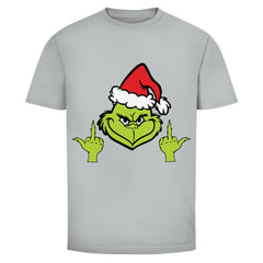 Herren T-Shirt "Grinch Mittelfinger" - Grafikmagie