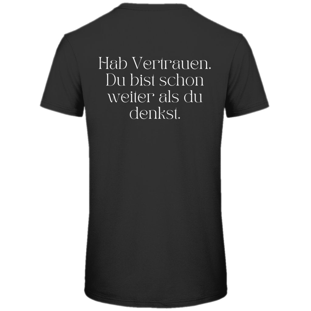 Herren T-Shirt "Hab Vertrauen" - Grafikmagie