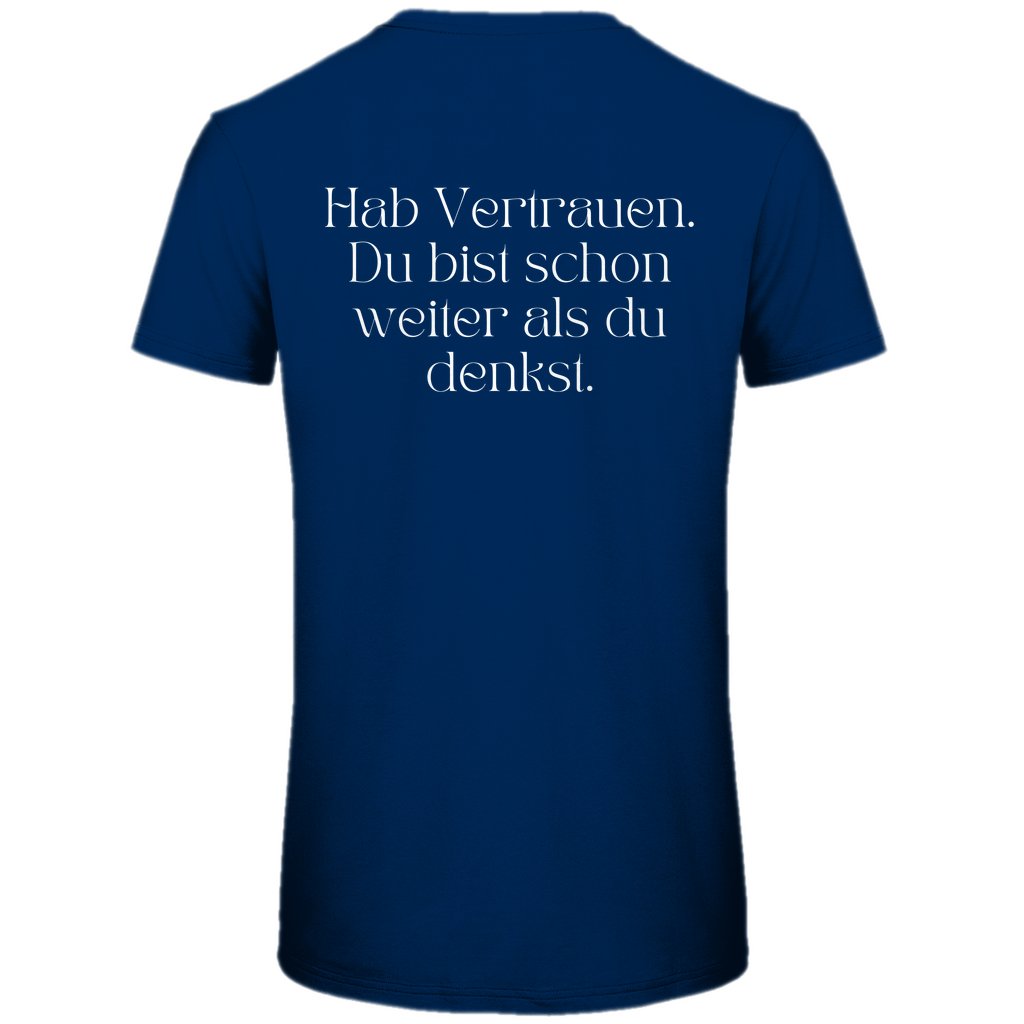 Herren T-Shirt "Hab Vertrauen" - Grafikmagie