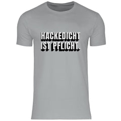 Herren T-Shirt "Hackedicht ist Pflicht" - Grafikmagie