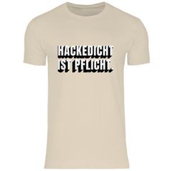 Herren T-Shirt "Hackedicht ist Pflicht" - Grafikmagie
