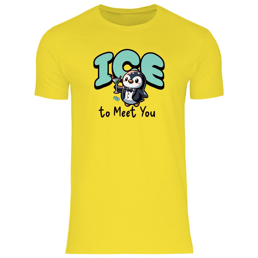 Herren T-Shirt "Ice to meet you" - Grafikmagie