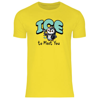 Herren T-Shirt "Ice to meet you" - Grafikmagie