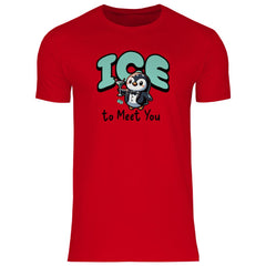 Herren T-Shirt "Ice to meet you" - Grafikmagie