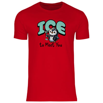Herren T-Shirt "Ice to meet you" - Grafikmagie
