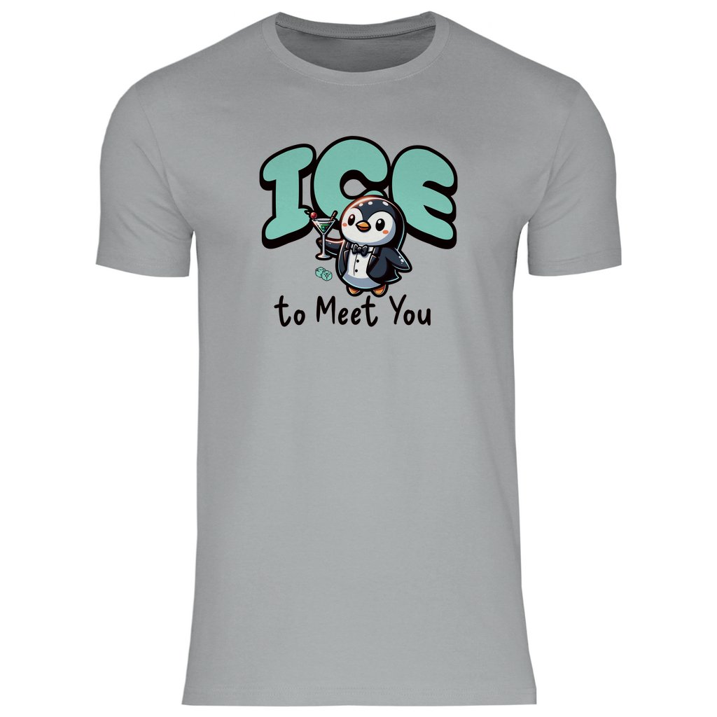 Herren T-Shirt "Ice to meet you" - Grafikmagie