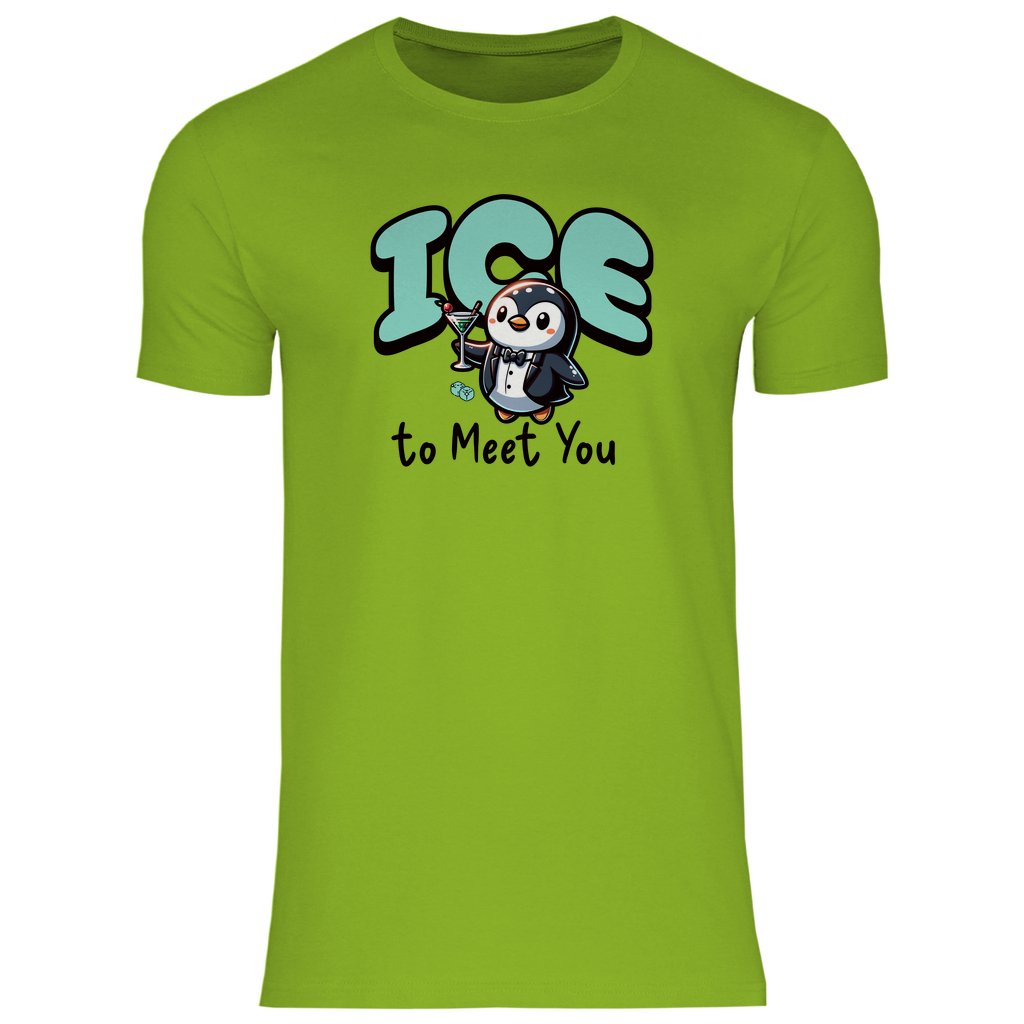 Herren T-Shirt "Ice to meet you" - Grafikmagie