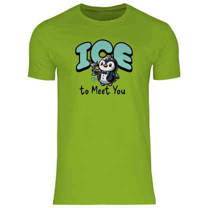 Herren T-Shirt "Ice to meet you" - Grafikmagie