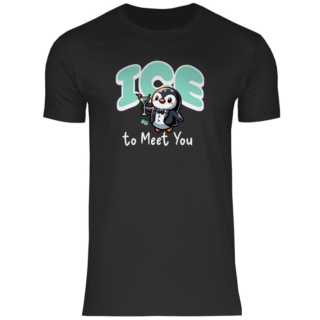 Herren T-Shirt "Ice to meet you" - Grafikmagie