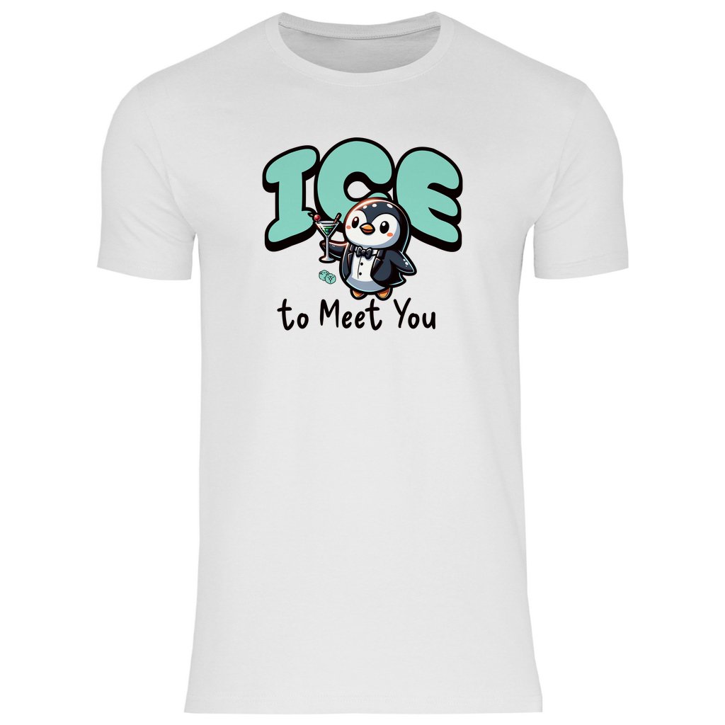Herren T-Shirt "Ice to meet you" - Grafikmagie