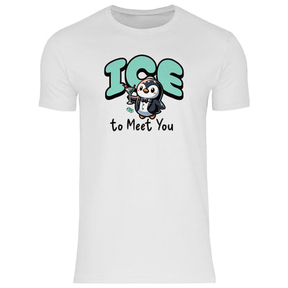 Herren T-Shirt "Ice to meet you" - Grafikmagie