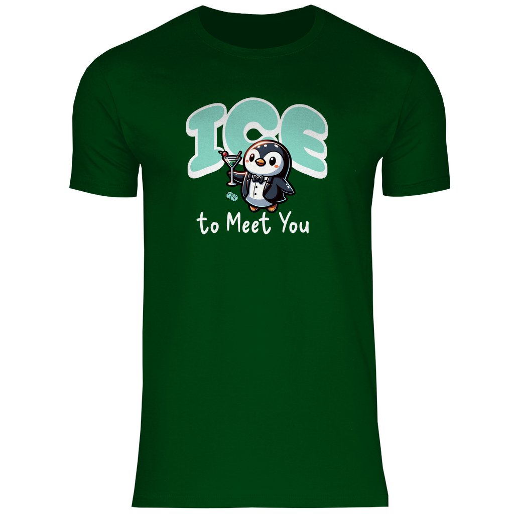 Herren T-Shirt "Ice to meet you" - Grafikmagie