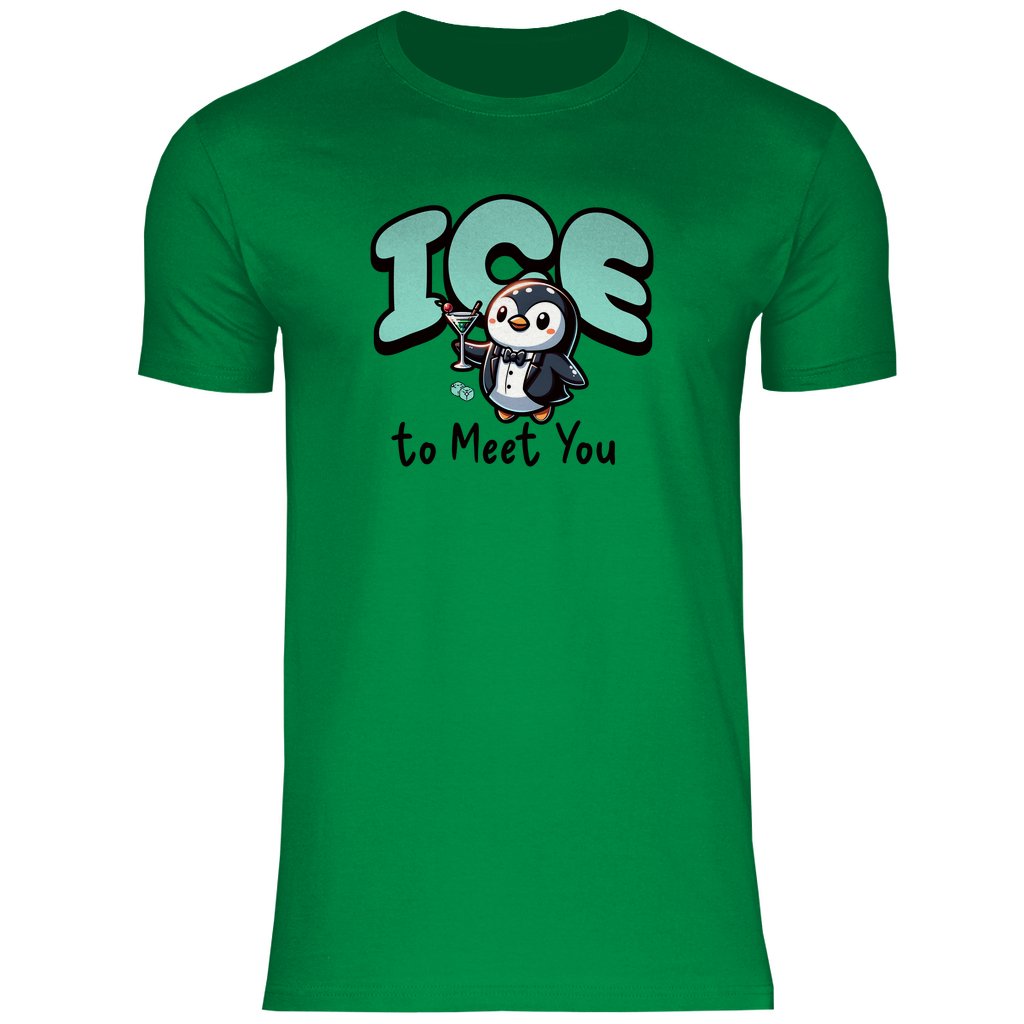 Herren T-Shirt "Ice to meet you" - Grafikmagie