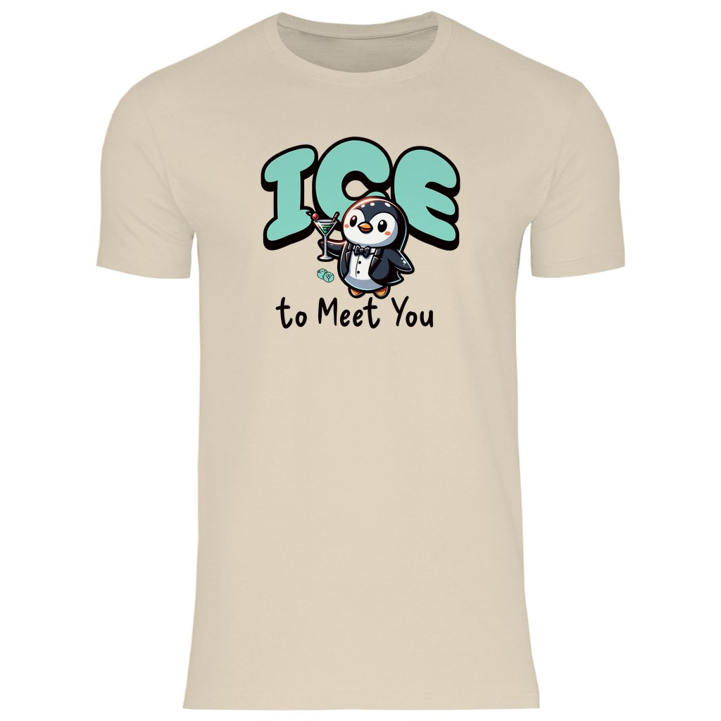 Herren T-Shirt "Ice to meet you" - Grafikmagie