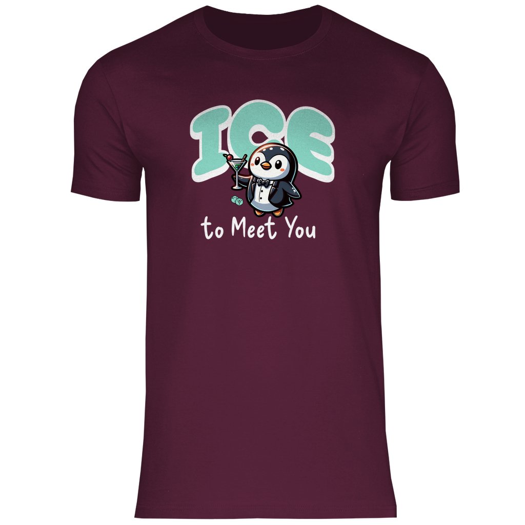 Herren T-Shirt "Ice to meet you" - Grafikmagie