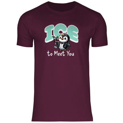 Herren T-Shirt "Ice to meet you" - Grafikmagie
