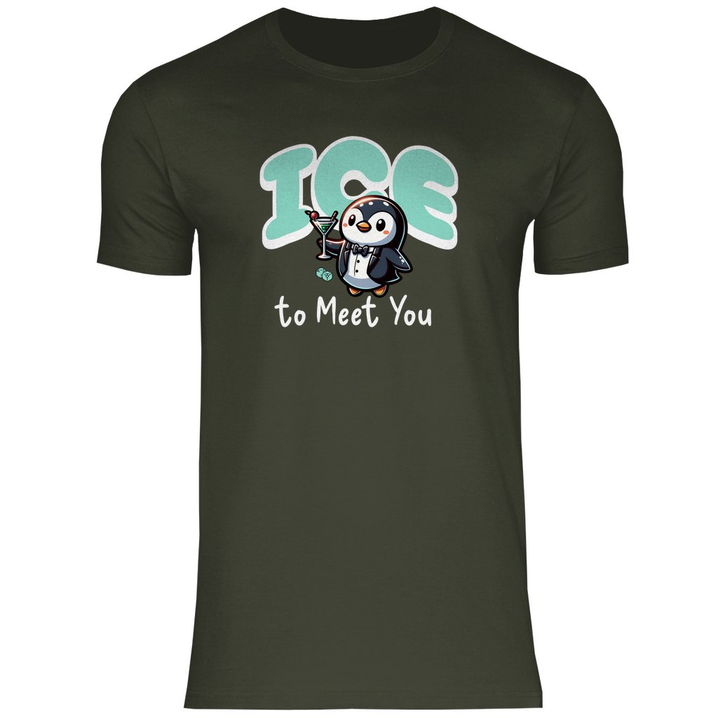 Herren T-Shirt "Ice to meet you" - Grafikmagie