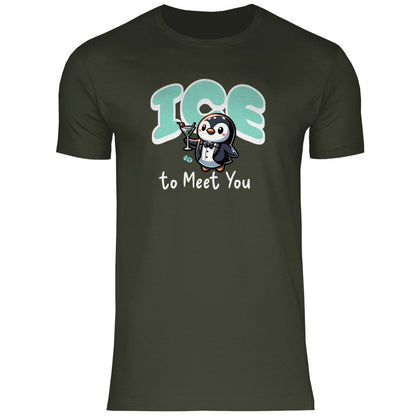 Herren T-Shirt "Ice to meet you" - Grafikmagie