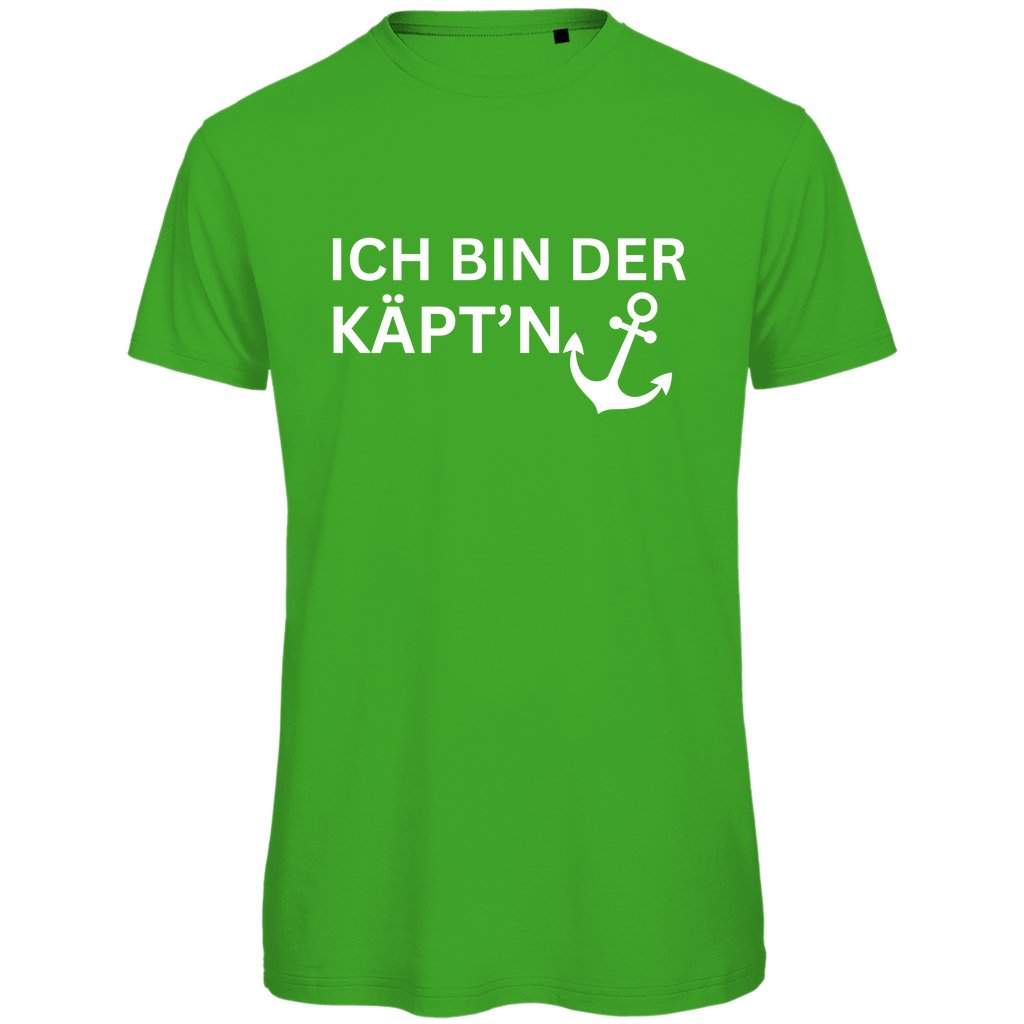 Herren T-Shirt "Ich bin der Käptn" - Grafikmagie