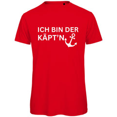Herren T-Shirt "Ich bin der Käptn" - Grafikmagie