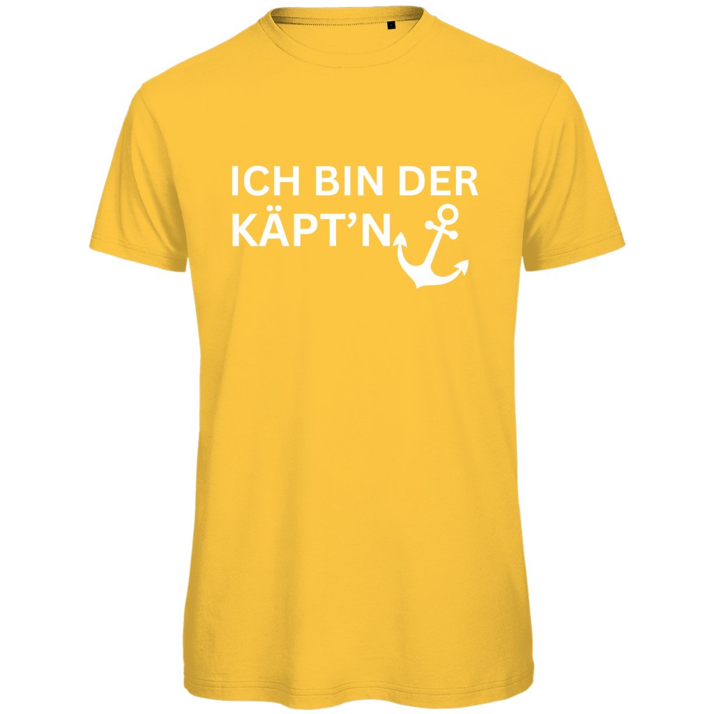 Herren T-Shirt "Ich bin der Käptn" - Grafikmagie