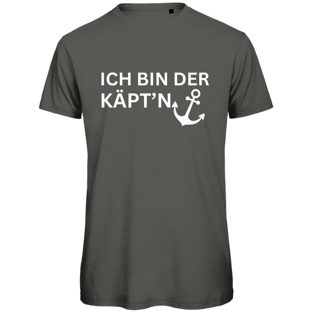 Herren T-Shirt "Ich bin der Käptn" - Grafikmagie