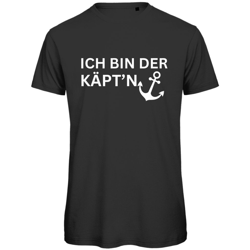 Herren T-Shirt "Ich bin der Käptn" - Grafikmagie