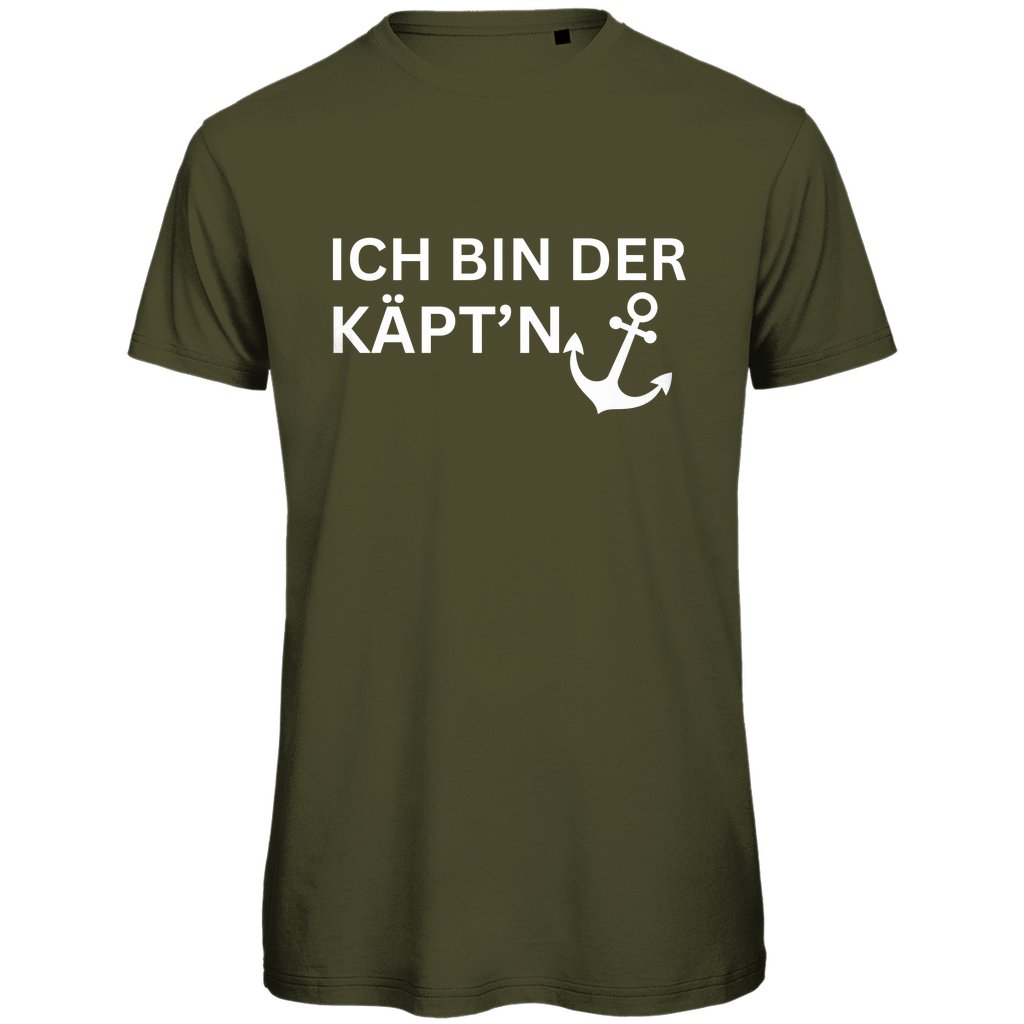 Herren T-Shirt "Ich bin der Käptn" - Grafikmagie