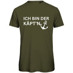 Herren T-Shirt "Ich bin der Käptn" - Grafikmagie