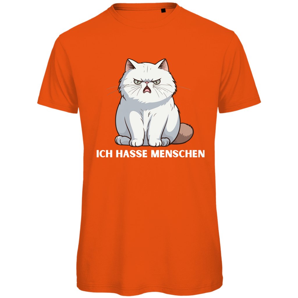 Herren T-Shirt "Ich hasse Menschen" - Grafikmagie