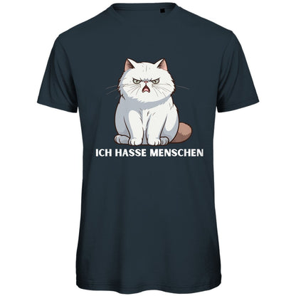 Herren T-Shirt "Ich hasse Menschen" - Grafikmagie