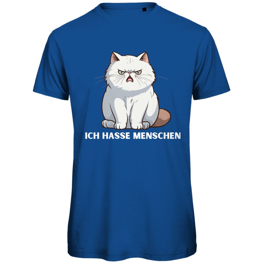 Herren T-Shirt "Ich hasse Menschen" - Grafikmagie