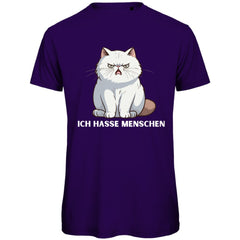 Herren T-Shirt "Ich hasse Menschen" - Grafikmagie