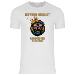 Herren T-Shirt "Ich werde hier nicht angemessen verehrt" - Grafikmagie