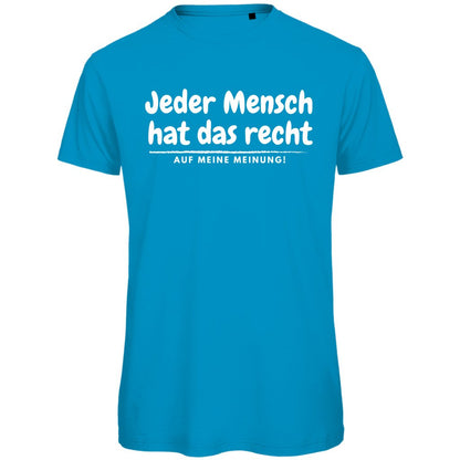 Herren T-Shirt "Jeder Mensch hat das Recht" - Grafikmagie