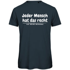 Herren T-Shirt "Jeder Mensch hat das Recht" - Grafikmagie