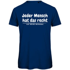 Herren T-Shirt "Jeder Mensch hat das Recht" - Grafikmagie
