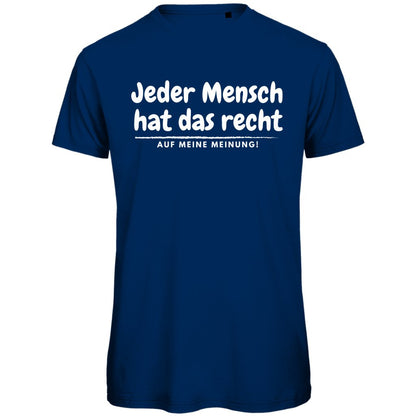Herren T-Shirt "Jeder Mensch hat das Recht" - Grafikmagie
