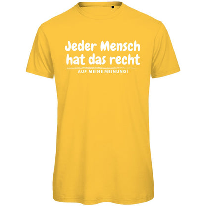 Herren T-Shirt "Jeder Mensch hat das Recht" - Grafikmagie
