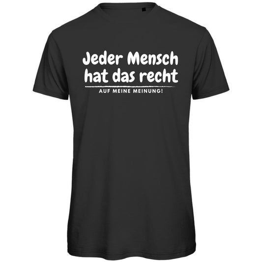 Herren T-Shirt "Jeder Mensch hat das Recht" - Grafikmagie