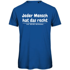 Herren T-Shirt "Jeder Mensch hat das Recht" - Grafikmagie