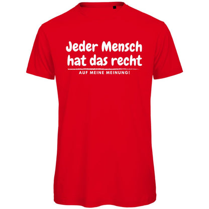 Herren T-Shirt "Jeder Mensch hat das Recht" - Grafikmagie