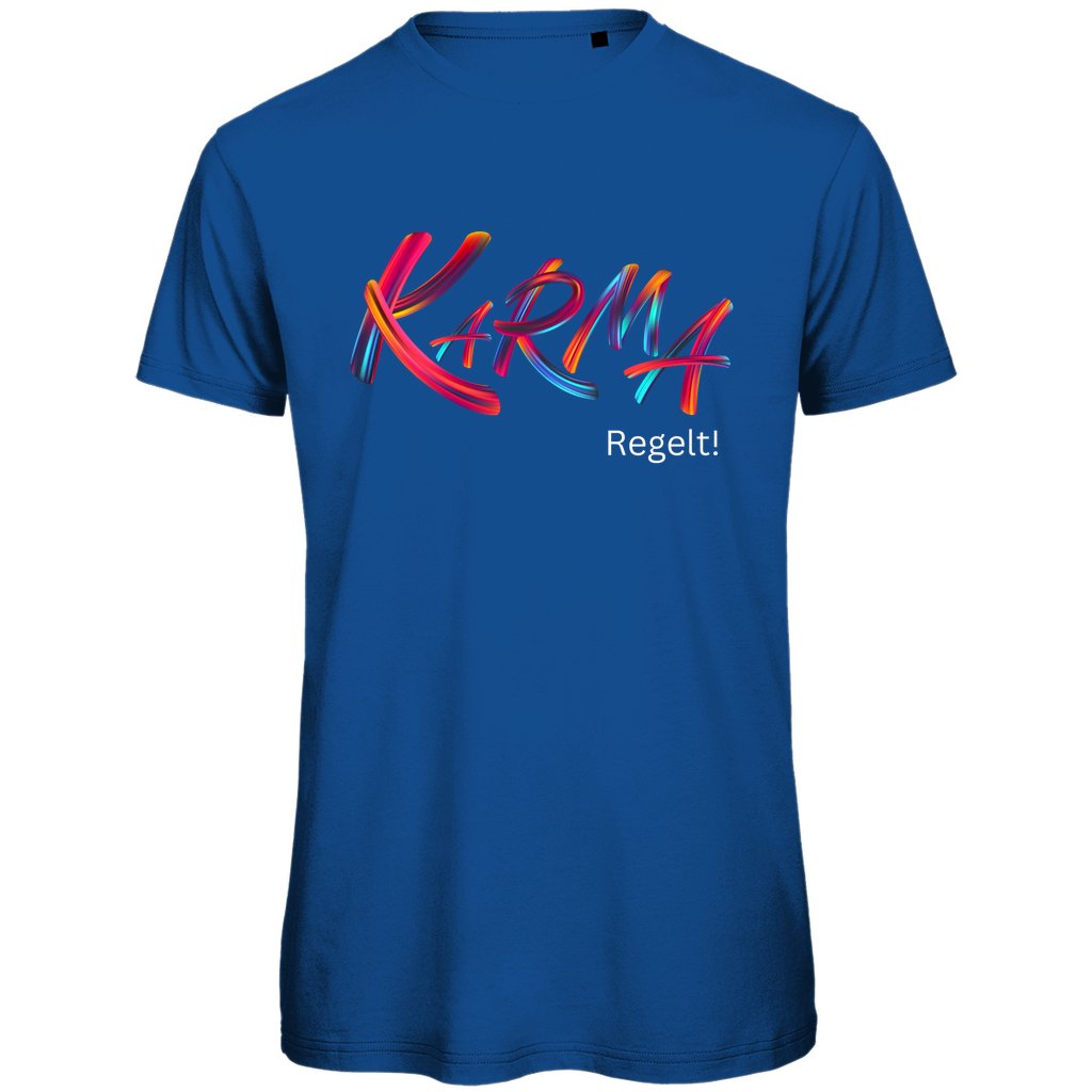 Herren T-Shirt "Karma regelt" - Grafikmagie