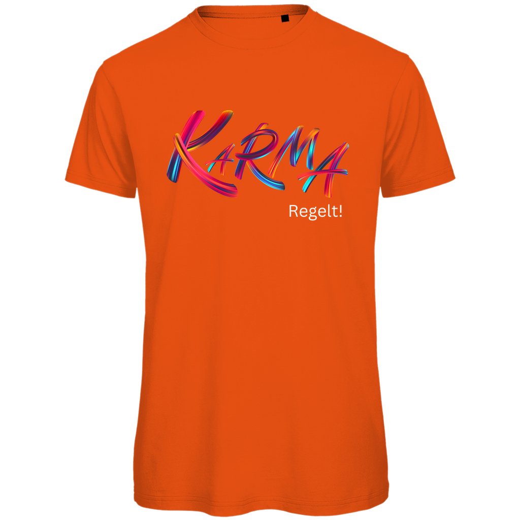 Herren T-Shirt "Karma regelt" - Grafikmagie