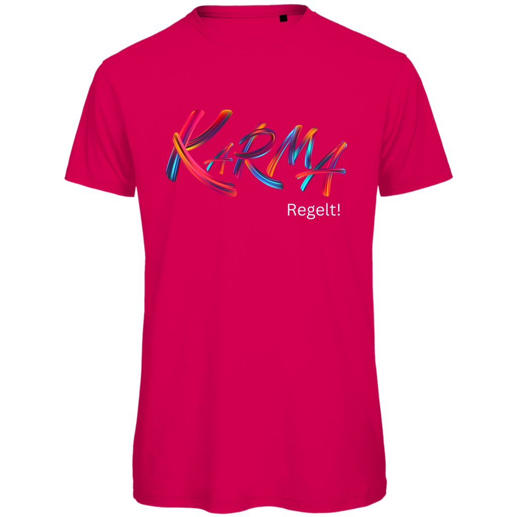 Herren T-Shirt "Karma regelt" - Grafikmagie